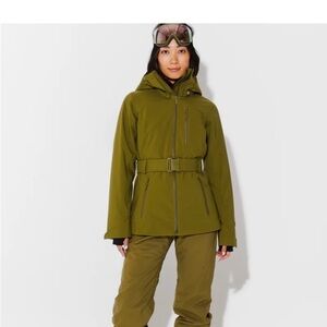 Half Days Aston Jacket Olive Green NWT